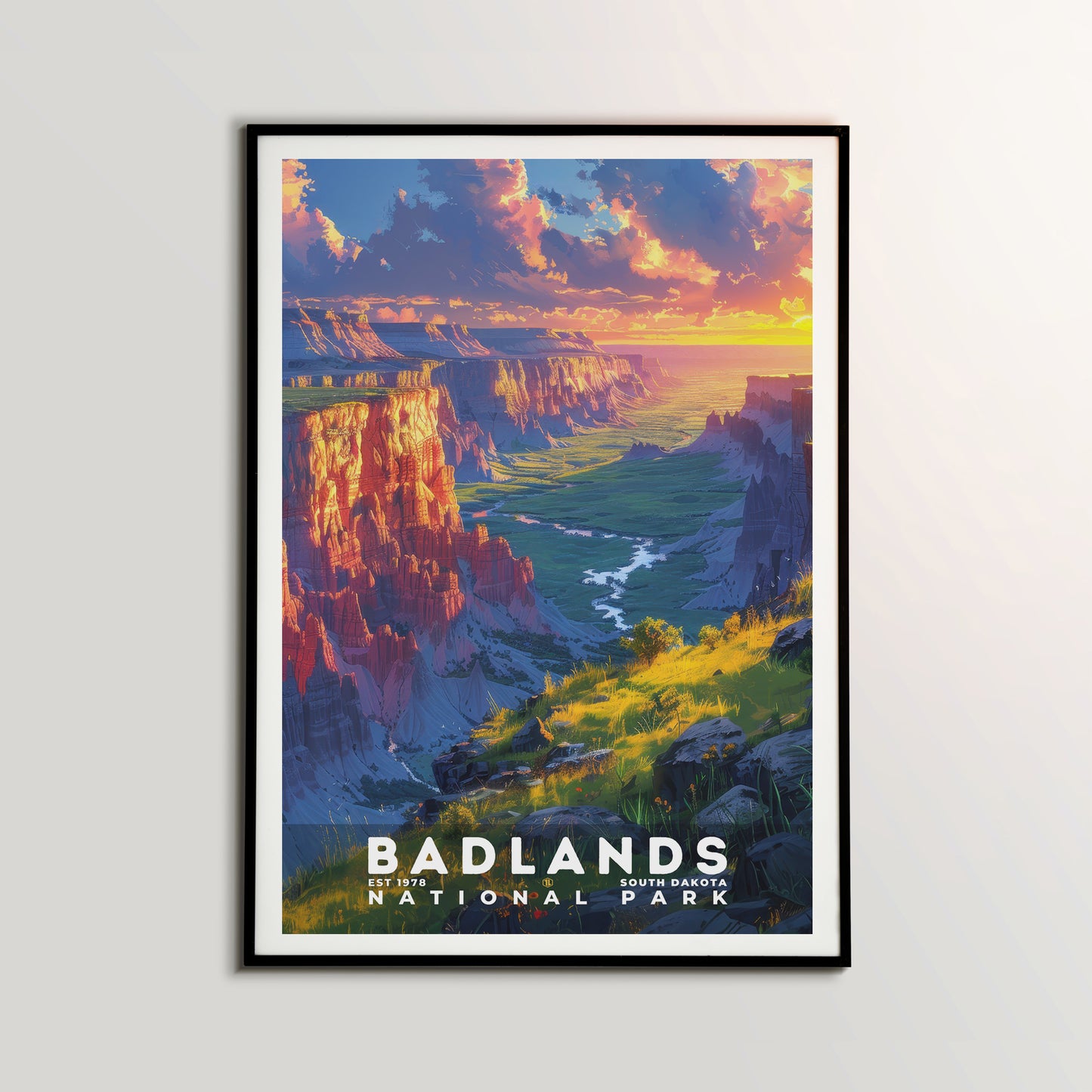 Badlands National Park Poster | S13