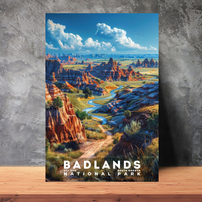 Badlands National Park Poster | S16