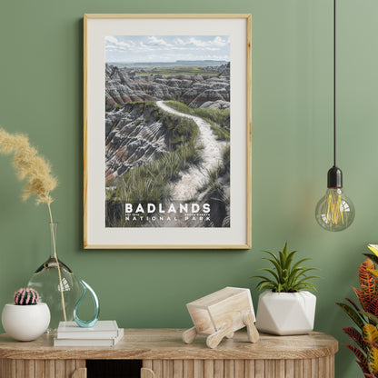 Badlands National Park Poster | S17