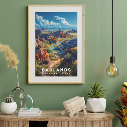 Badlands National Park Poster | S16