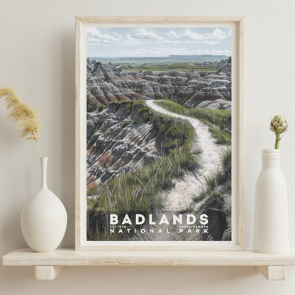 Badlands National Park Poster | S17