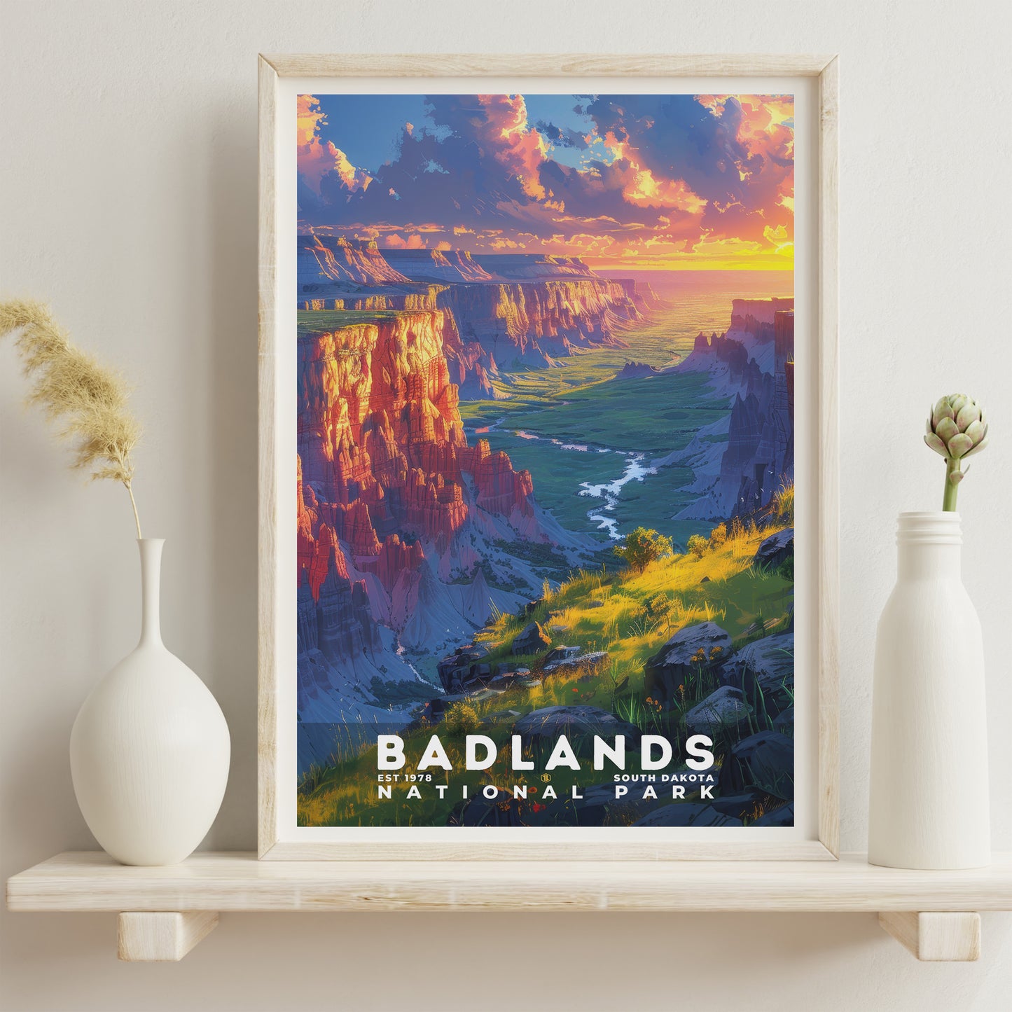 Badlands National Park Poster | S13