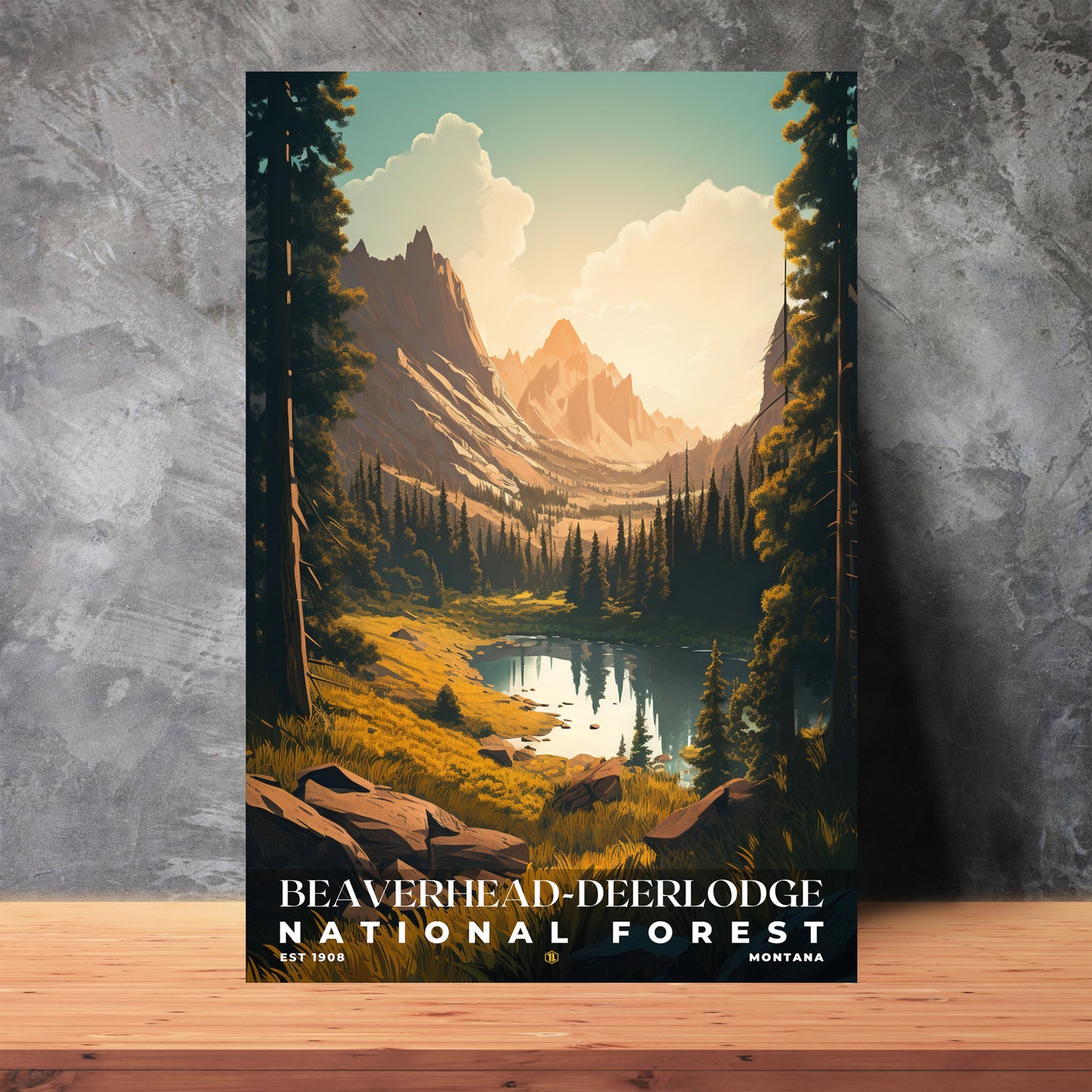 Beaverhead-Deerlodge National Forest Poster | S01