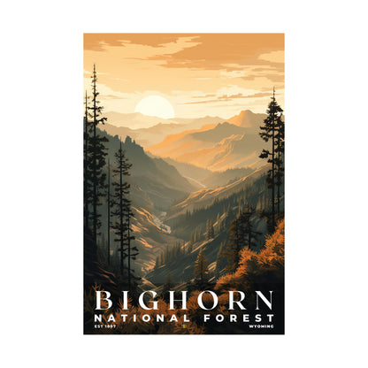Bighorn National Forest Poster | S01
