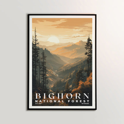 Bighorn National Forest Poster | S01