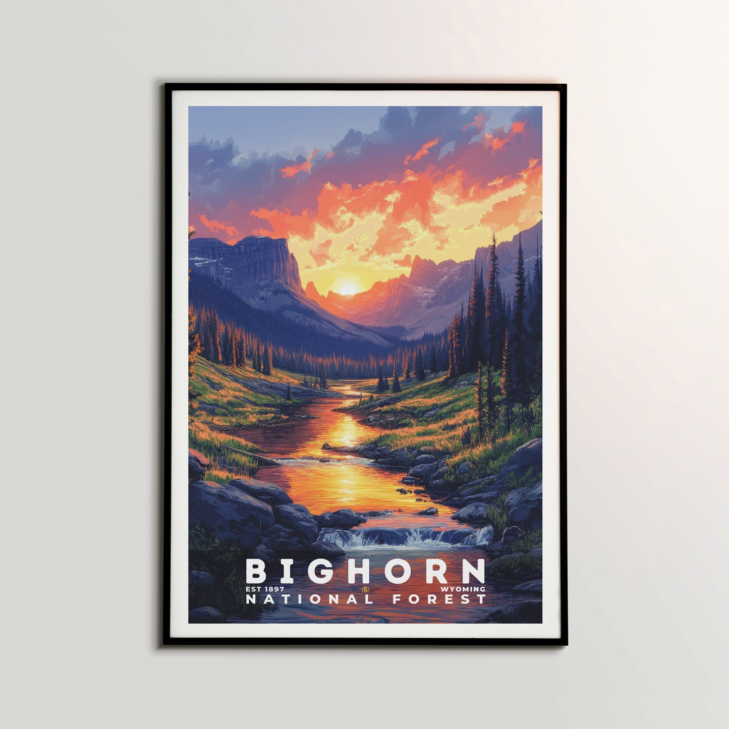 Bighorn National Forest Poster | S02