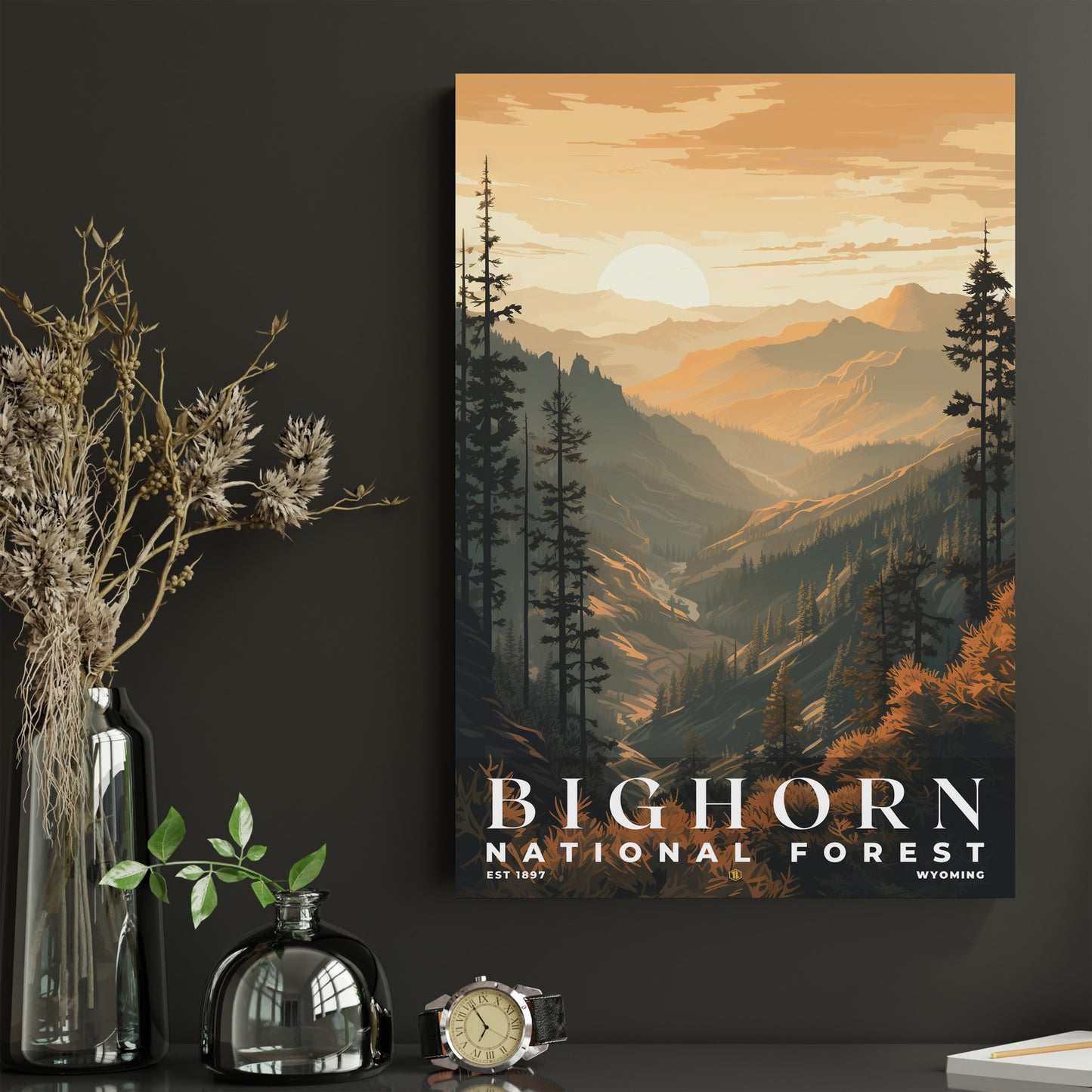 Bighorn National Forest Poster | S01