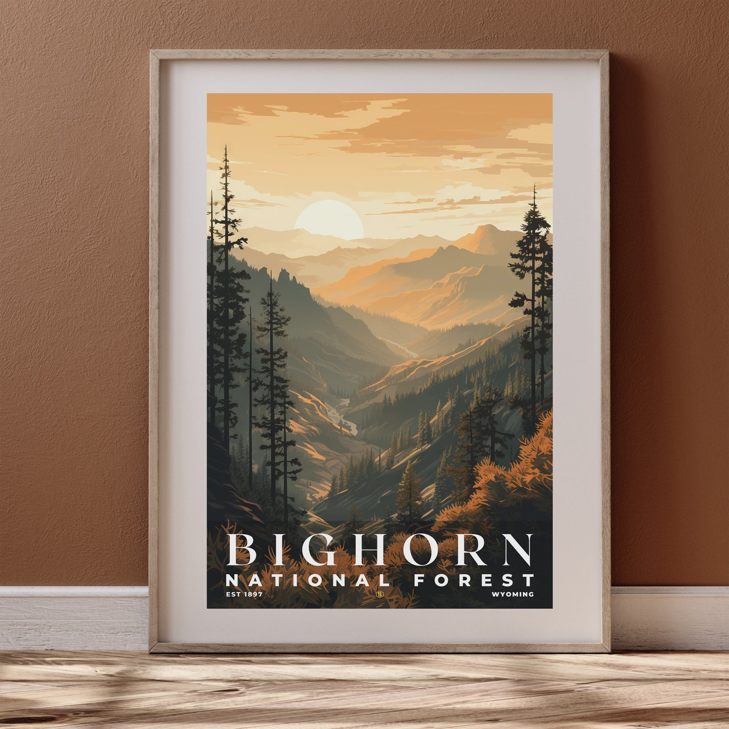 Bighorn National Forest Poster | S01
