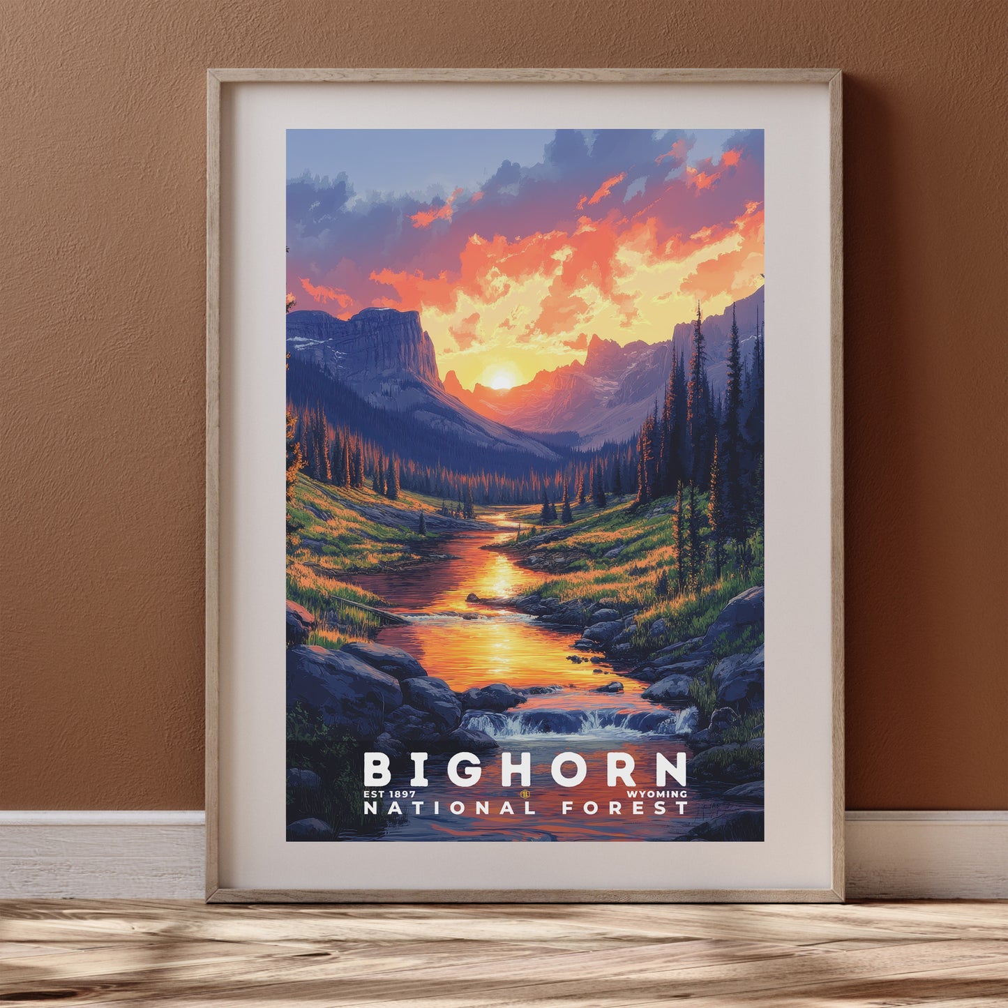 Bighorn National Forest Poster | S02