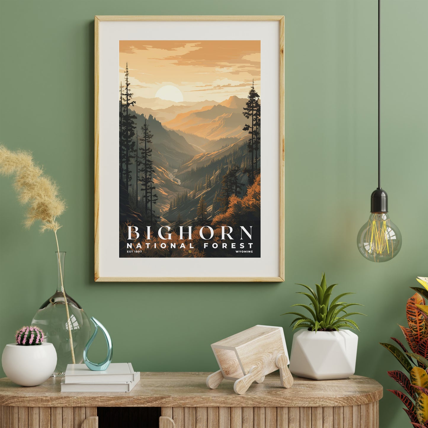 Bighorn National Forest Poster | S01