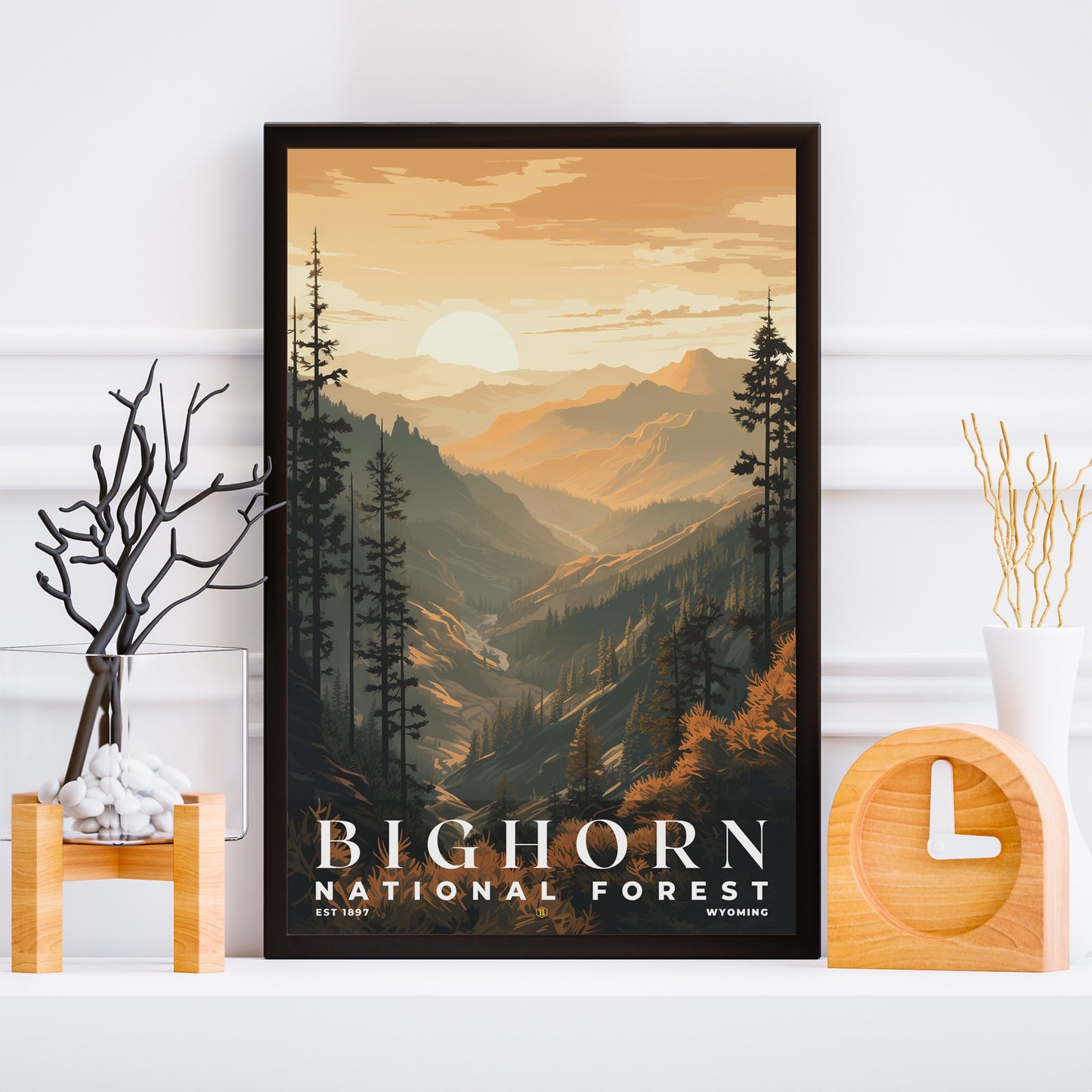 Bighorn National Forest Poster | S01