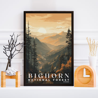 Bighorn National Forest Poster | S01