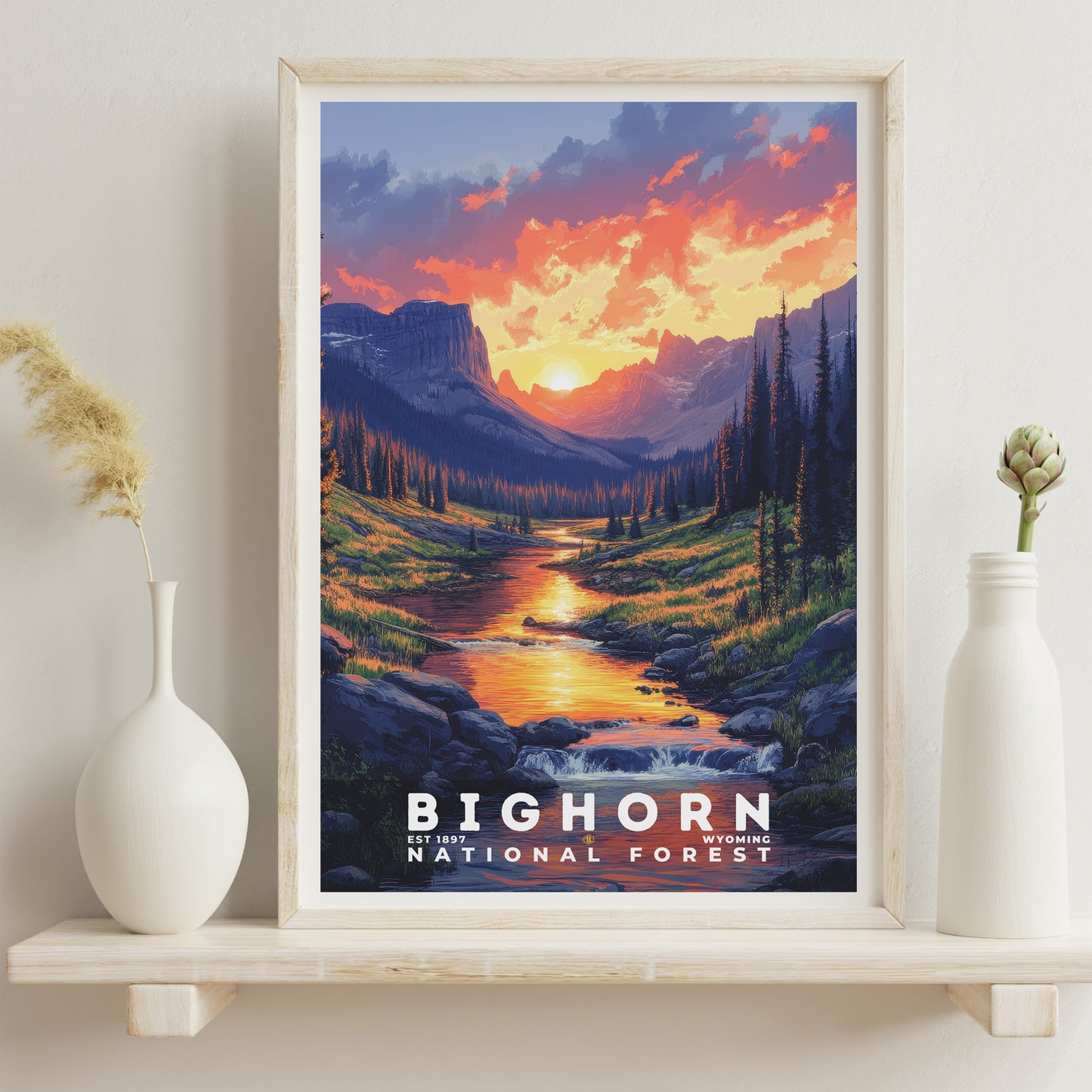 Bighorn National Forest Poster | S02