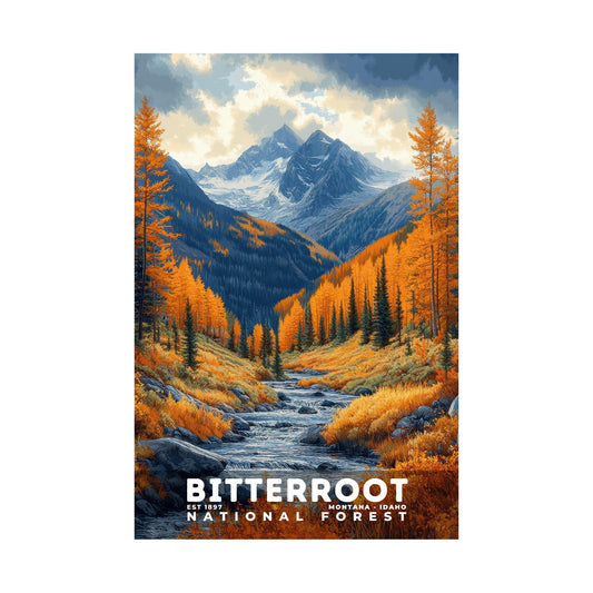 Bitterroot National Forest Poster | S02