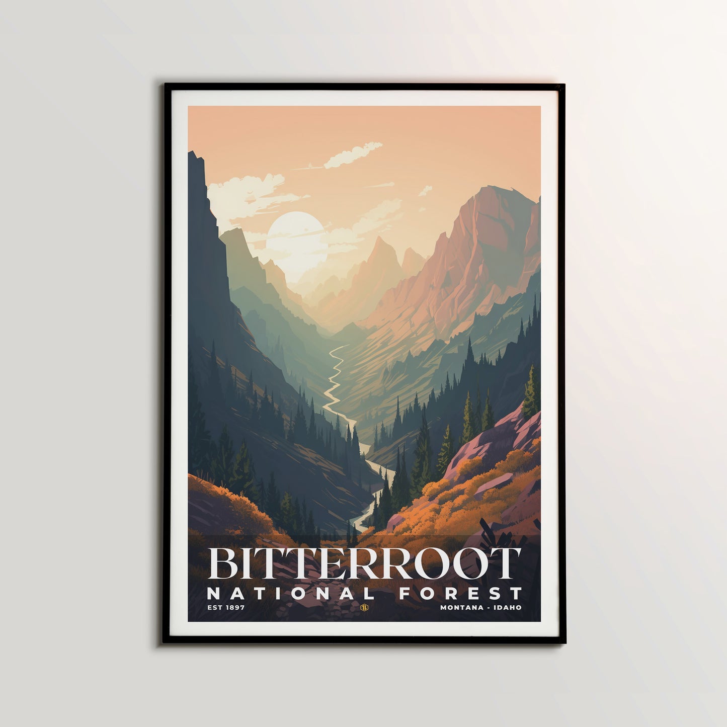 Bitterroot National Forest Poster | S01