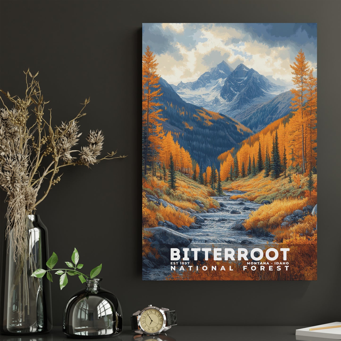 Bitterroot National Forest Poster | S02