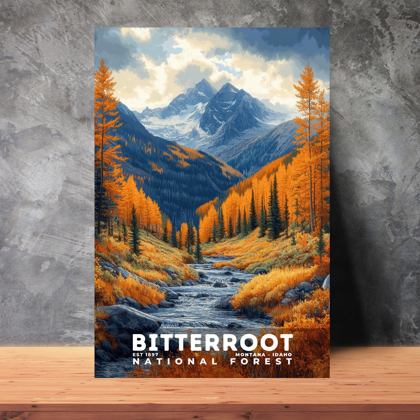 Bitterroot National Forest Poster | S02