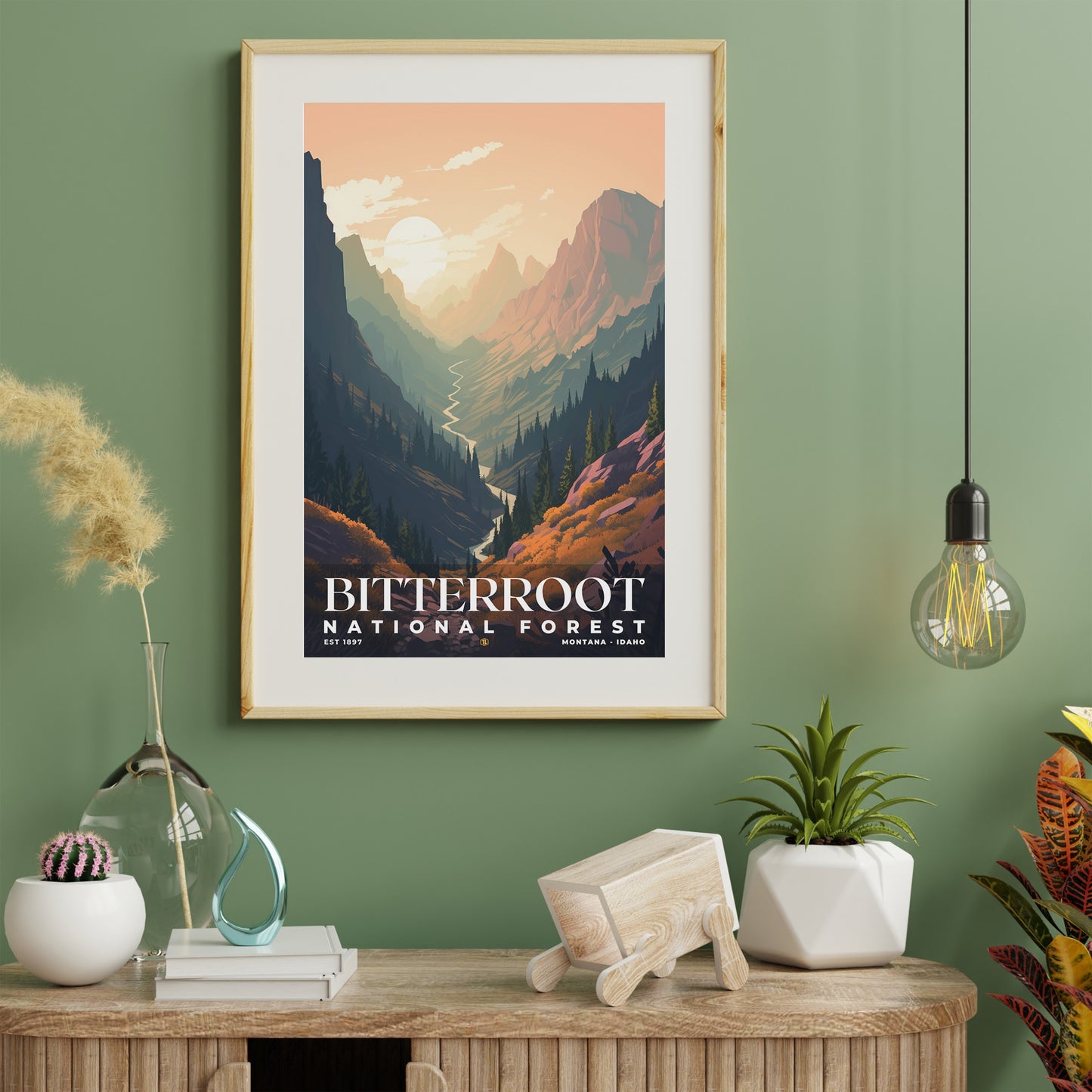 Bitterroot National Forest Poster | S01