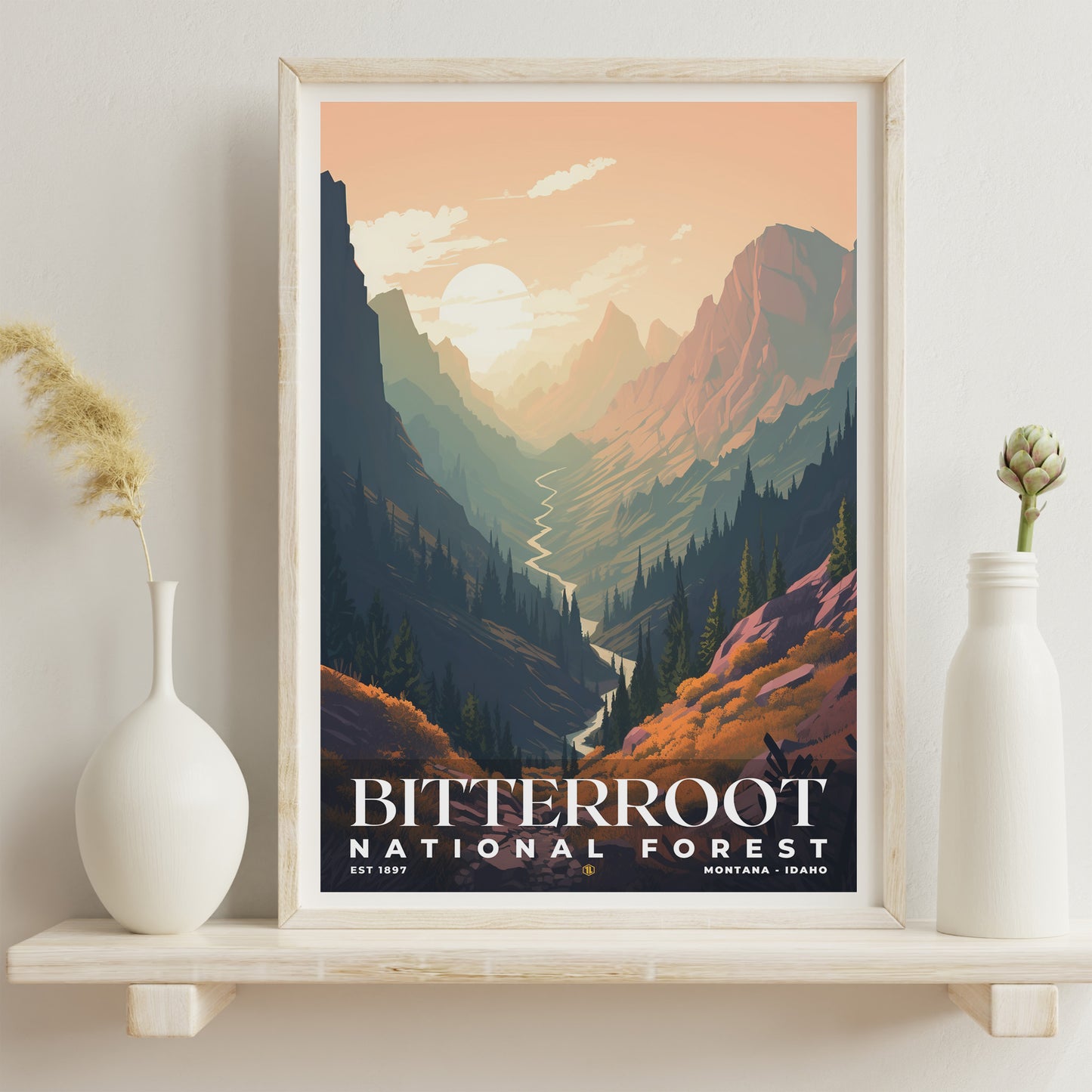 Bitterroot National Forest Poster | S01