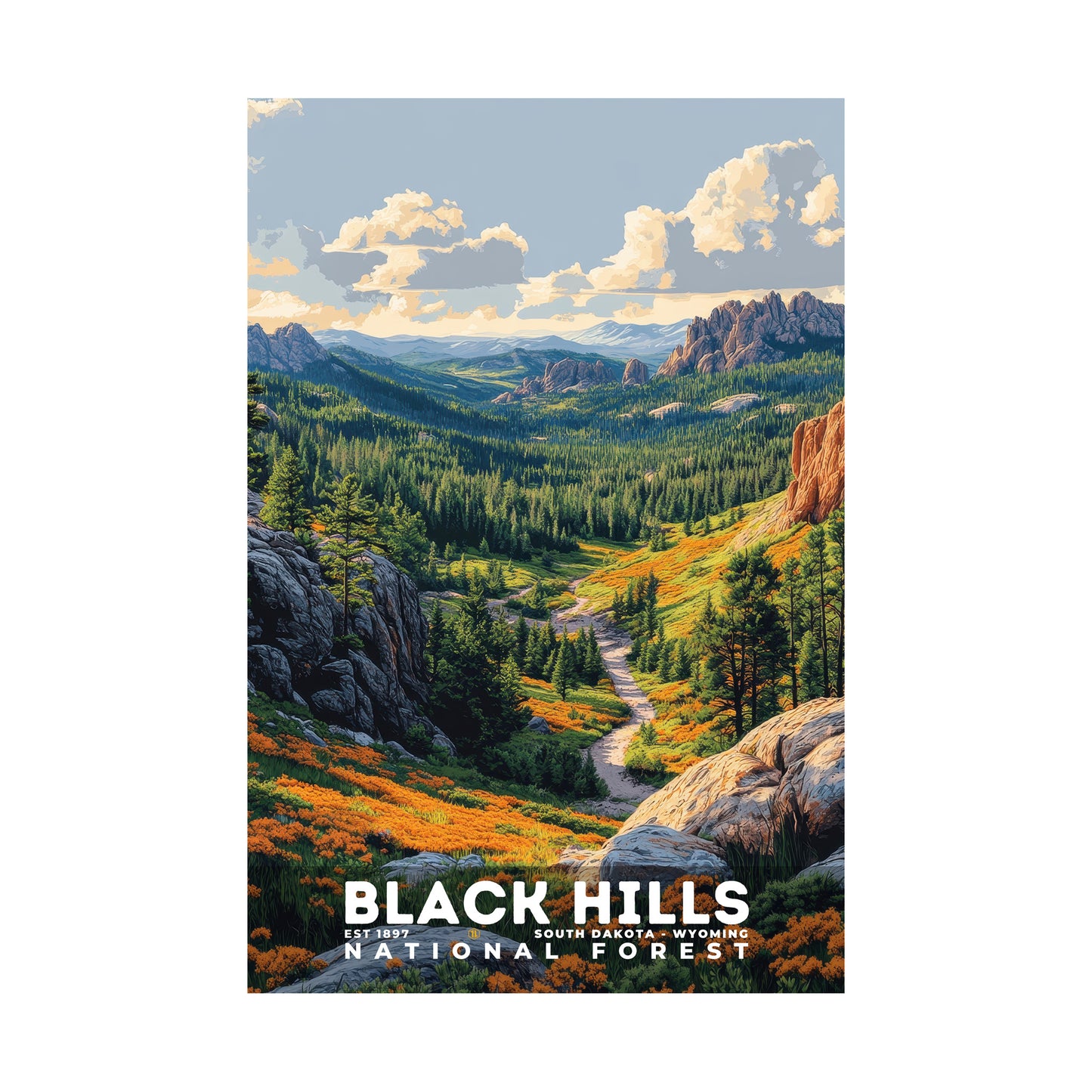 Black Hills National Forest Poster | S02
