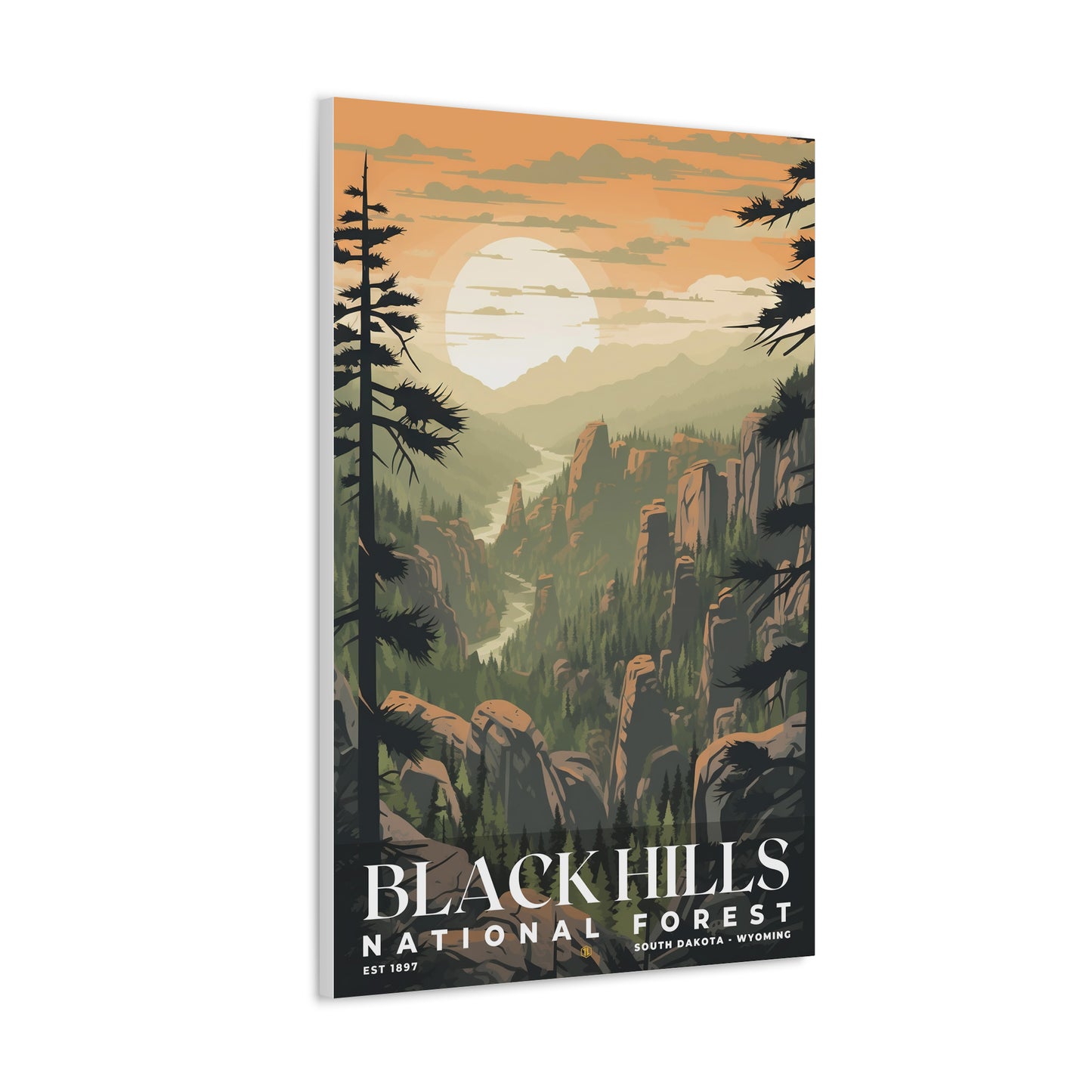 Black Hills National Forest Poster | S01