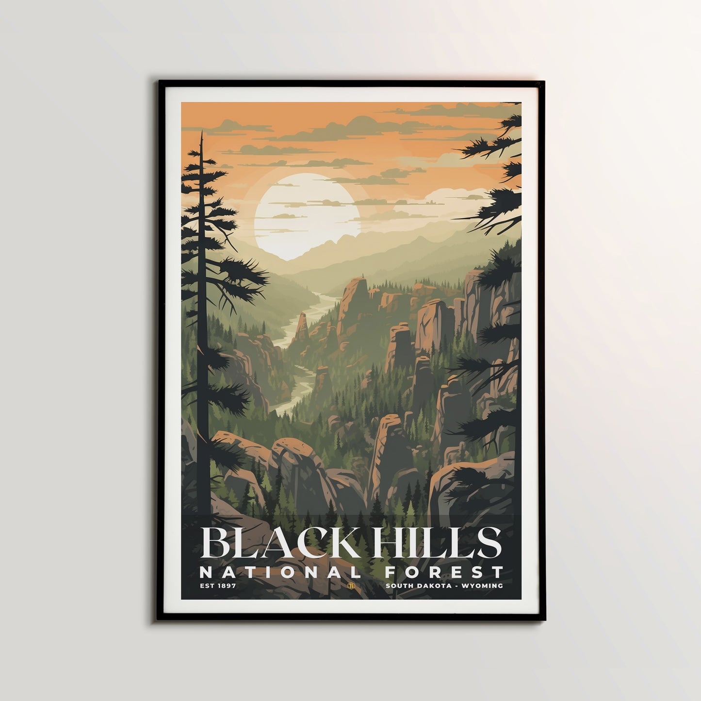 Black Hills National Forest Poster | S01