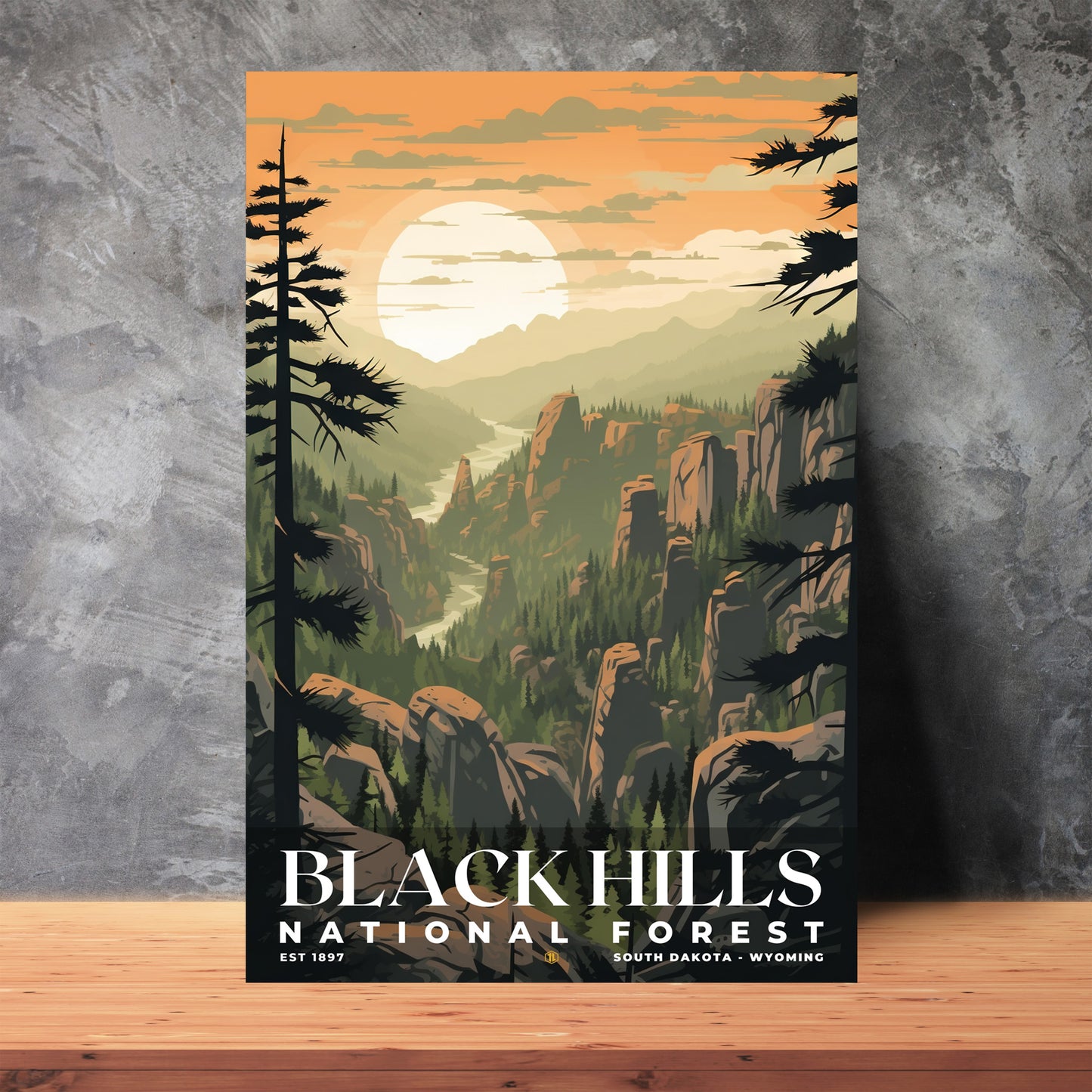 Black Hills National Forest Poster | S01
