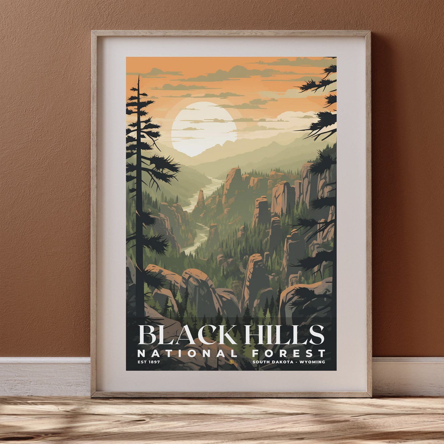 Black Hills National Forest Poster | S01