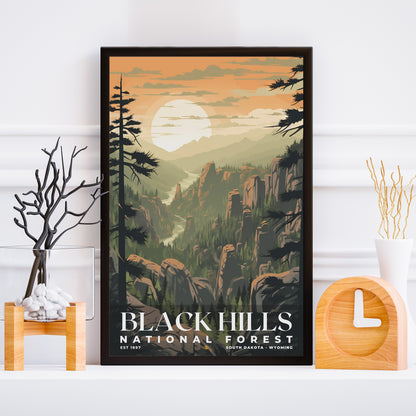 Black Hills National Forest Poster | S01