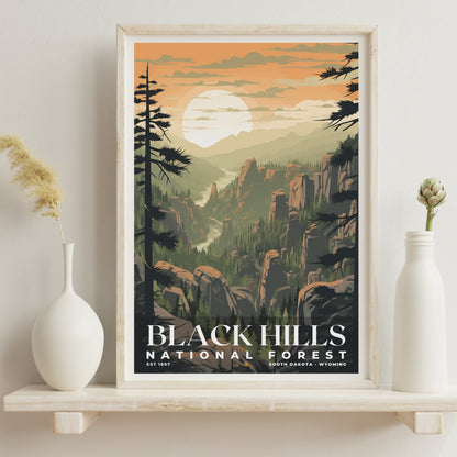 Black Hills National Forest Poster | S01