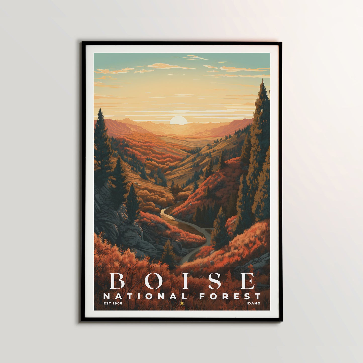 Boise National Forest Poster | S01