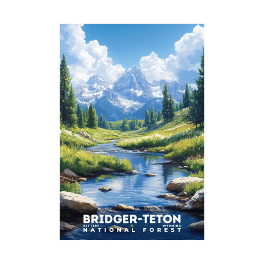Bridger-Teton National Forest Poster | S02