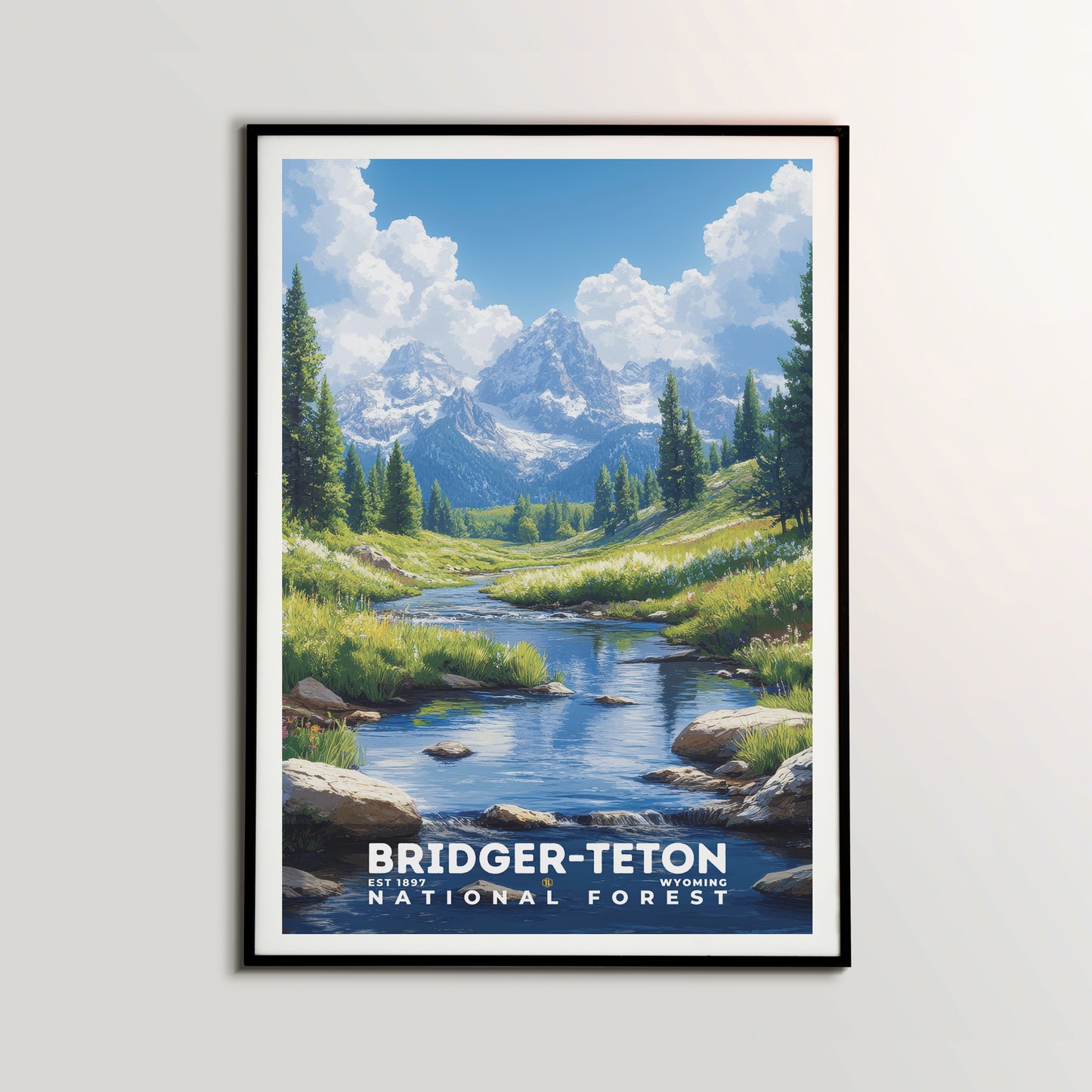 Bridger-Teton National Forest Poster | S02