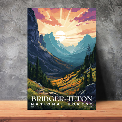 Bridger-Teton National Forest Poster | S01
