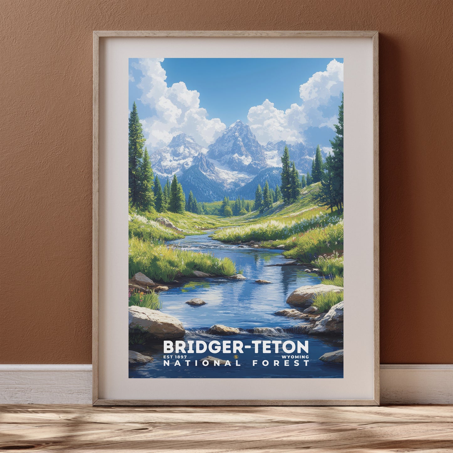 Bridger-Teton National Forest Poster | S02