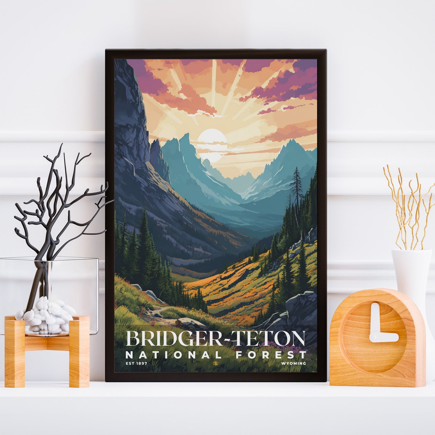 Bridger-Teton National Forest Poster | S01