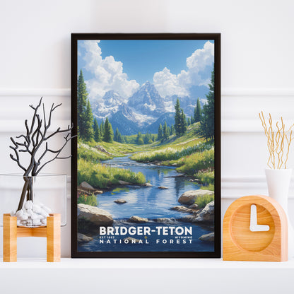 Bridger-Teton National Forest Poster | S02