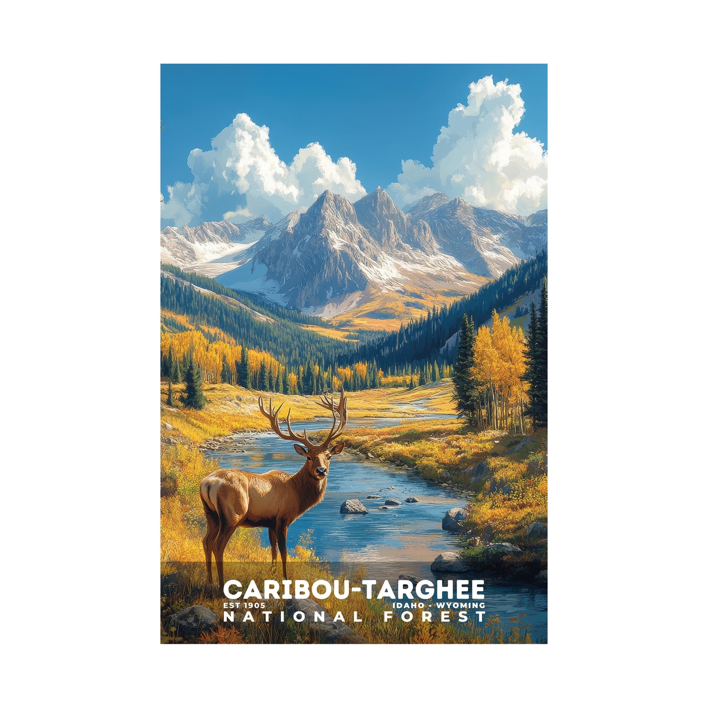 Caribou-Targhee National Forest Poster | S02