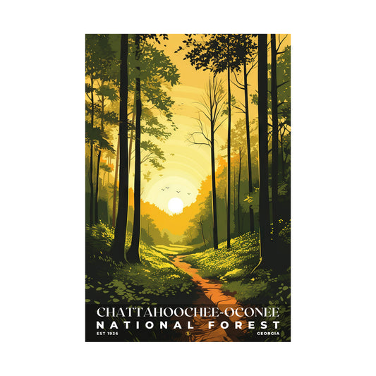Chattahoochee-Oconee National Forest Poster | S01