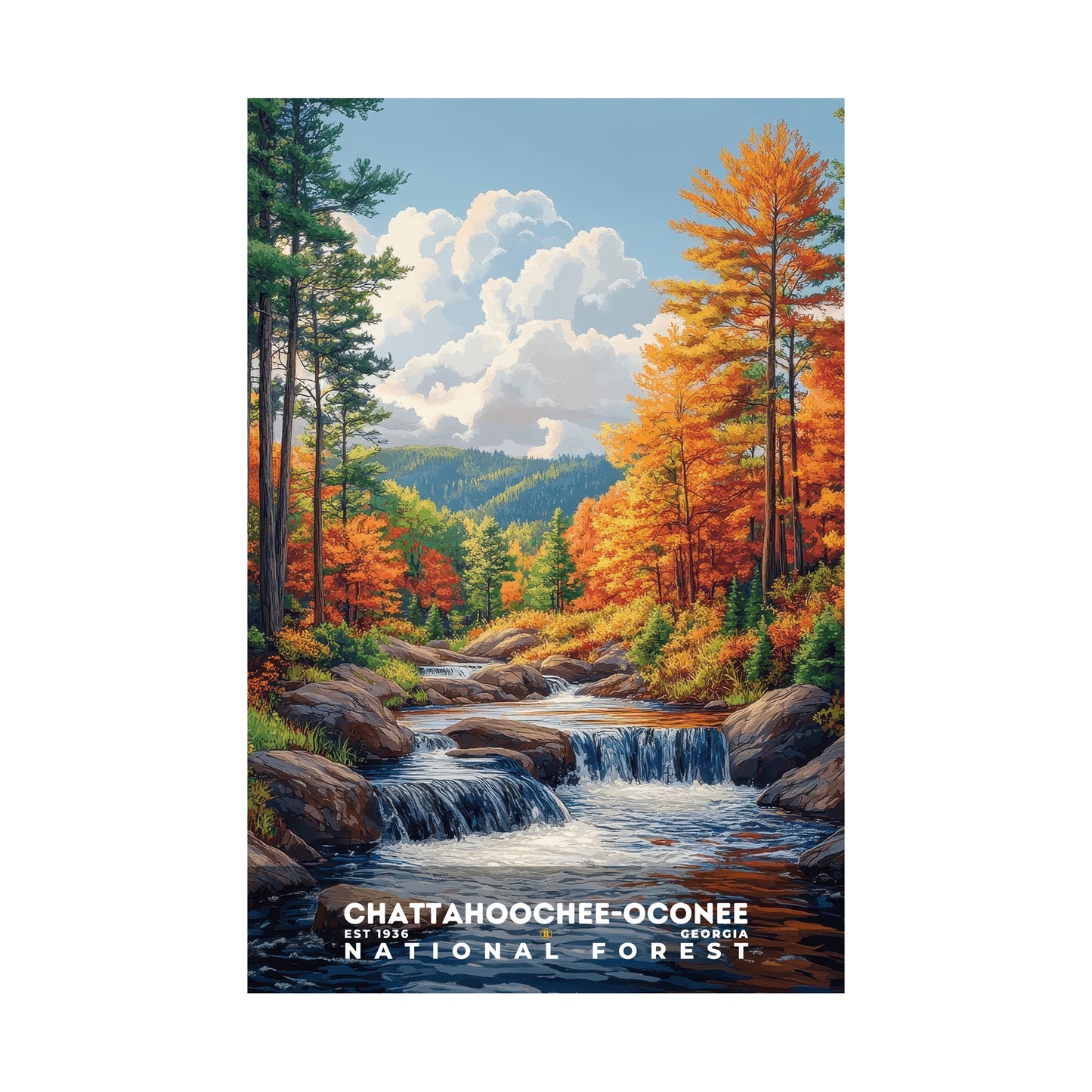 Chattahoochee-Oconee National Forest Poster | S02