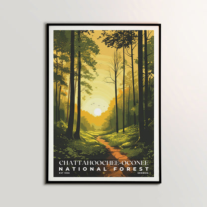 Chattahoochee-Oconee National Forest Poster | S01