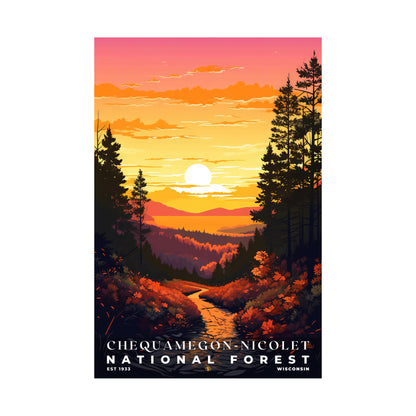 Chequamegon-Nicolet National Forest Poster | S01