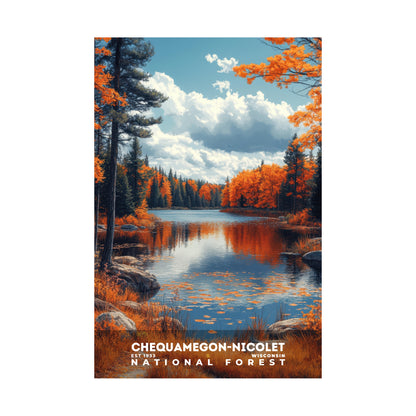Chequamegon-Nicolet National Forest Poster | S02