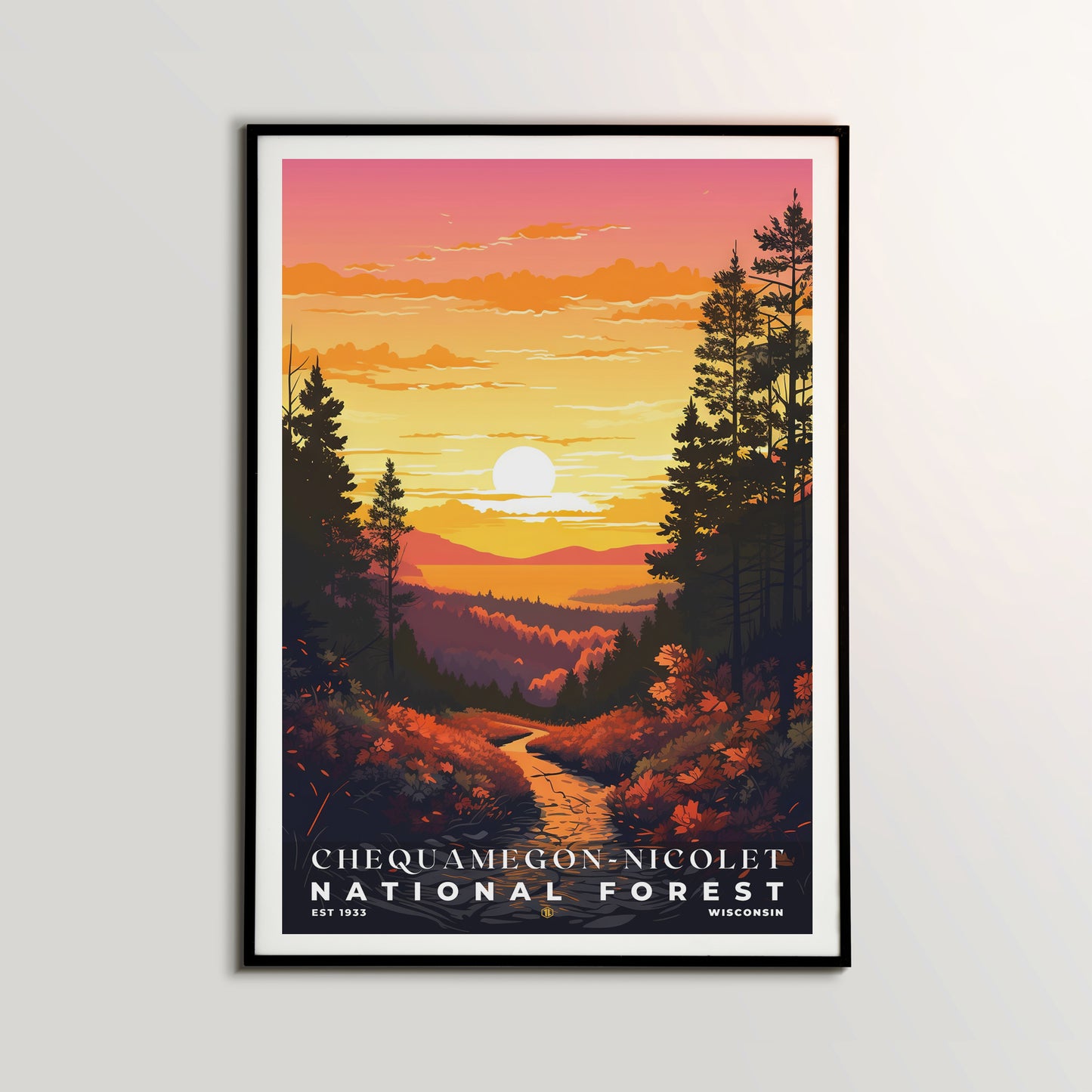 Chequamegon-Nicolet National Forest Poster | S01