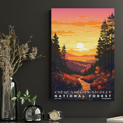 Chequamegon-Nicolet National Forest Poster | S01