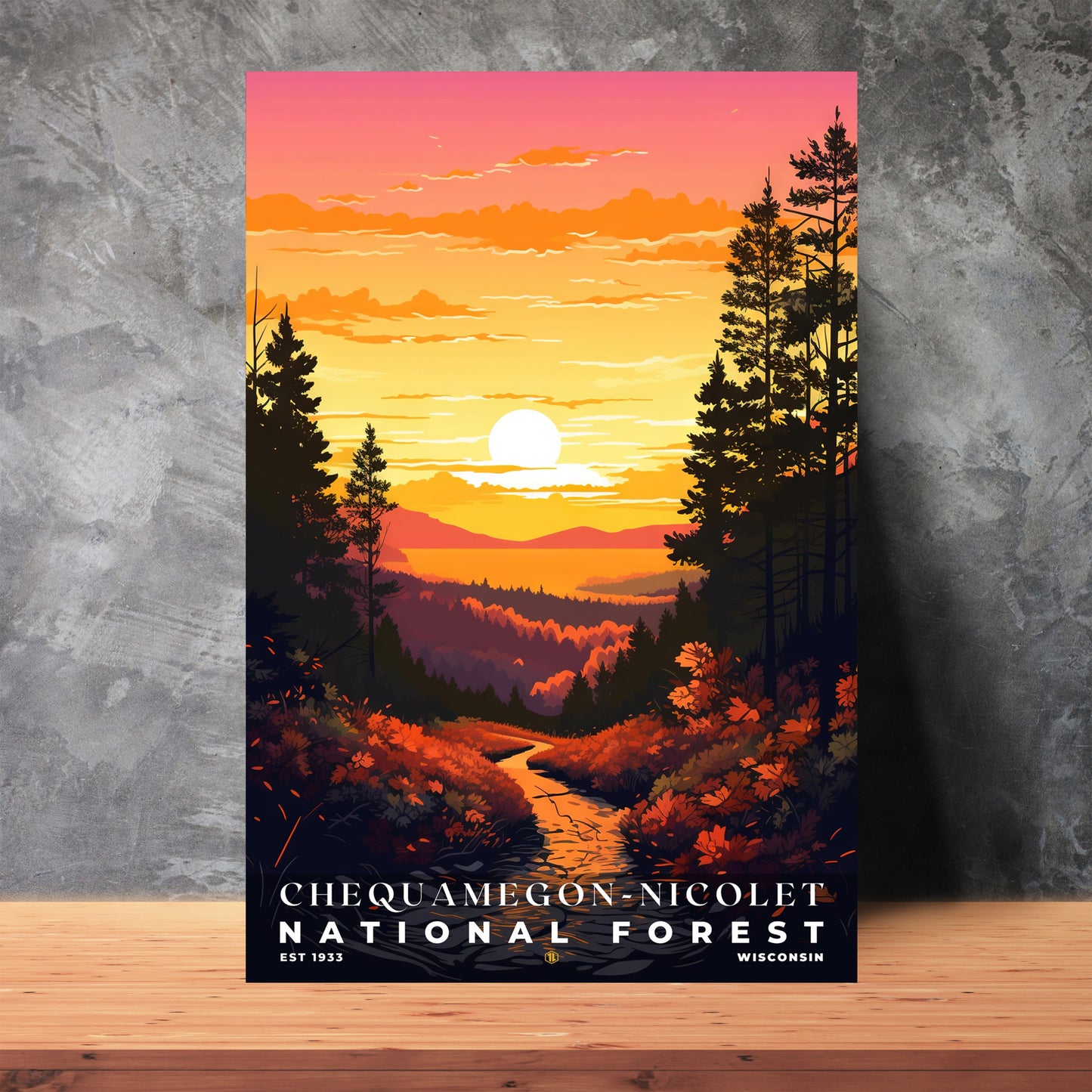 Chequamegon-Nicolet National Forest Poster | S01