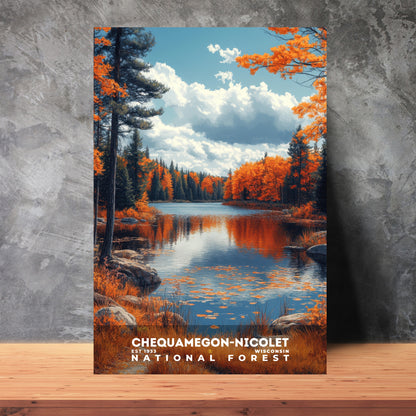 Chequamegon-Nicolet National Forest Poster | S02