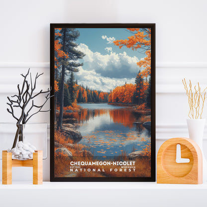 Chequamegon-Nicolet National Forest Poster | S02