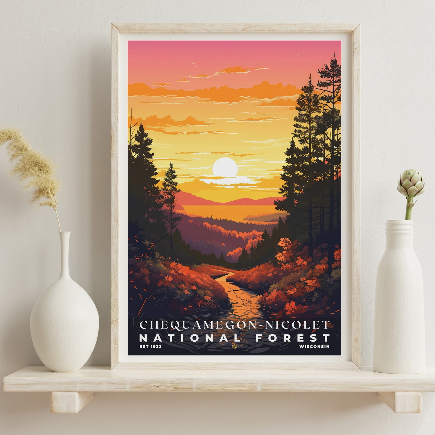 Chequamegon-Nicolet National Forest Poster | S01