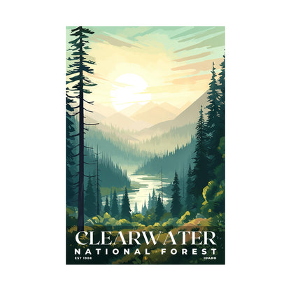 Clearwater National Forest Poster | S01